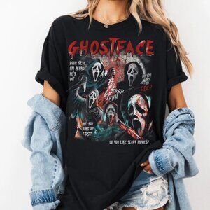 Vintage Ghostface Retro Scream T-Shirt, Scary Movie Tee, Scary Horror T-Shirt